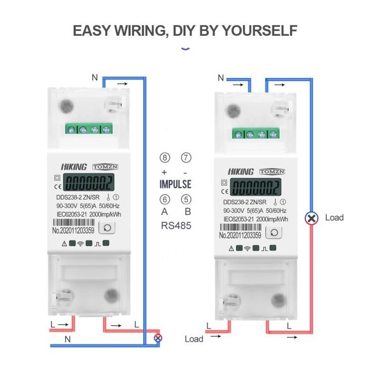 Energy Kwh Meter Modbus - Expor Impor Exim Nett Metering Plts