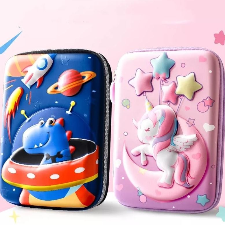 

COD Bellino - Kotak Pensil Timbul 3d Besar Import SMIGGLE Kado Alat Tulis Sekolah Eva Hard Case Unicorn Premium Import Tempat Pensil Emboss 6D ew-98