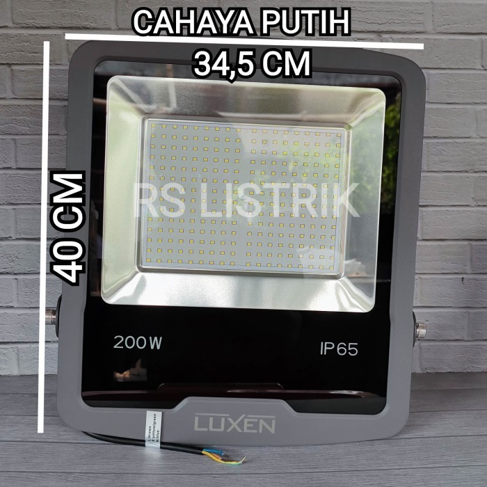 Sukaca - Luxen Lampu Sorot Led Floodlight 200W 200 Watt Cahaya Putih Bagus