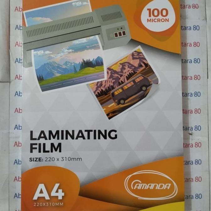 

plastik laminating A4 Amanda