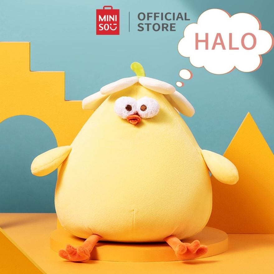 Cod Miniso Boneka Ayam Seri Dundun Lembut Tidur Mainan Mewah Boneka Binatang Hadiah Anak Hadiah Ulan