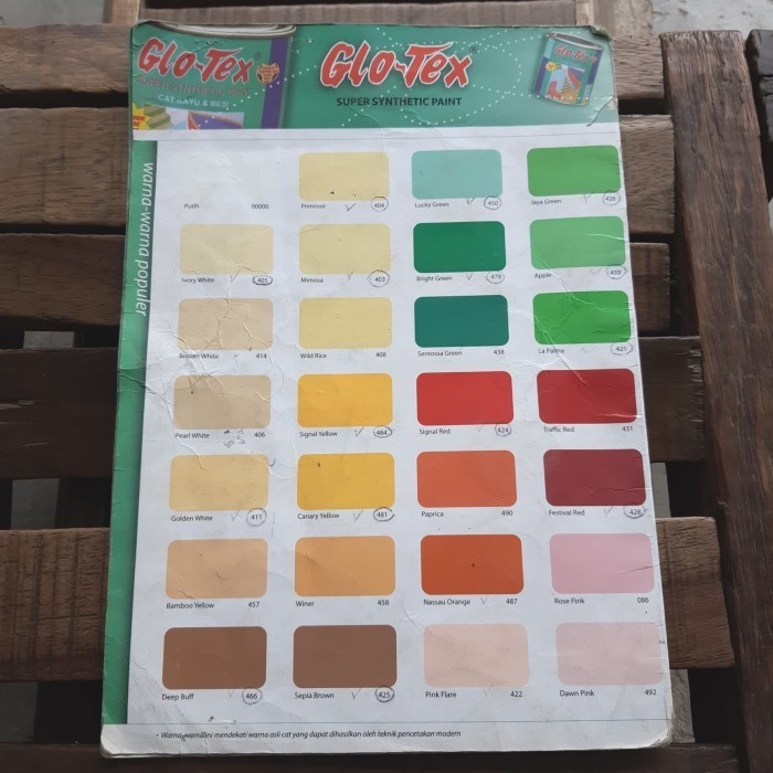 Produk Cat Minyak Kayu Besi GLOTEX