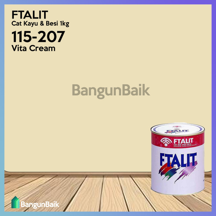 Produk Kansai FTALIT 207 Vita Cream 1kg / Cat Kayu dan Besi FTALIT 115-207