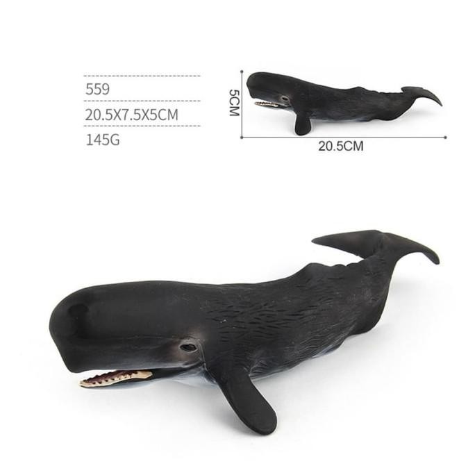mainan ikan paus sperm whale