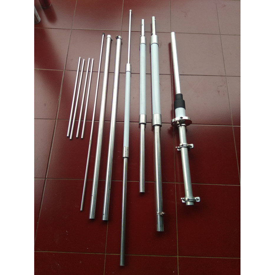 {SyaneShop} Antena G9 full Alkan dan lilitan kawat lapis perak Berkualitas