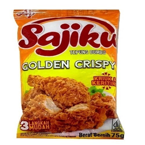 S48483 SAJIKU GOLDEN CRISPY BUMBU RACIK AYAM GORENG 80GR BKS MAJU BERSAMA (20260109)