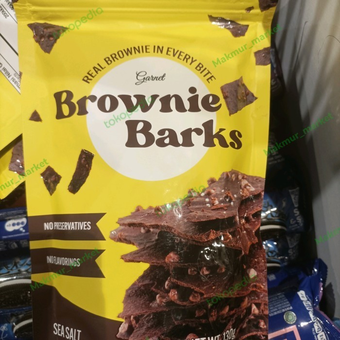 

BERMUTU Inge magde garnet brownies barks choco chips 130gr
