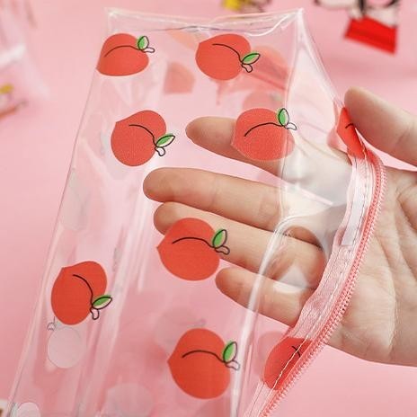 

Uy-23 Pencil Case Transparant With Aesthetic Design Murah