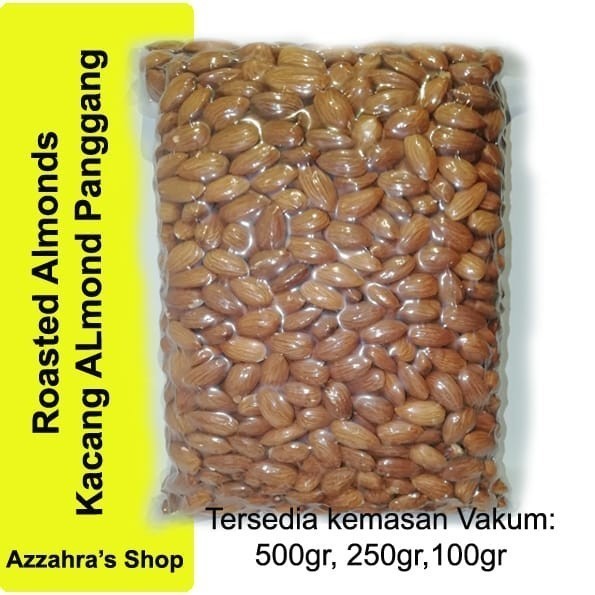 

DISKON Kacang Almond Panggang (Natural roasted almond) 500gr