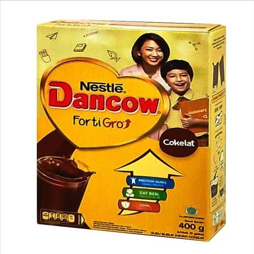 S12981 DANCOW FORTIGRO COKELAT CALCIUM SUSU BUBUK 390GR BOX MAJU BERSAMA (20251206)
