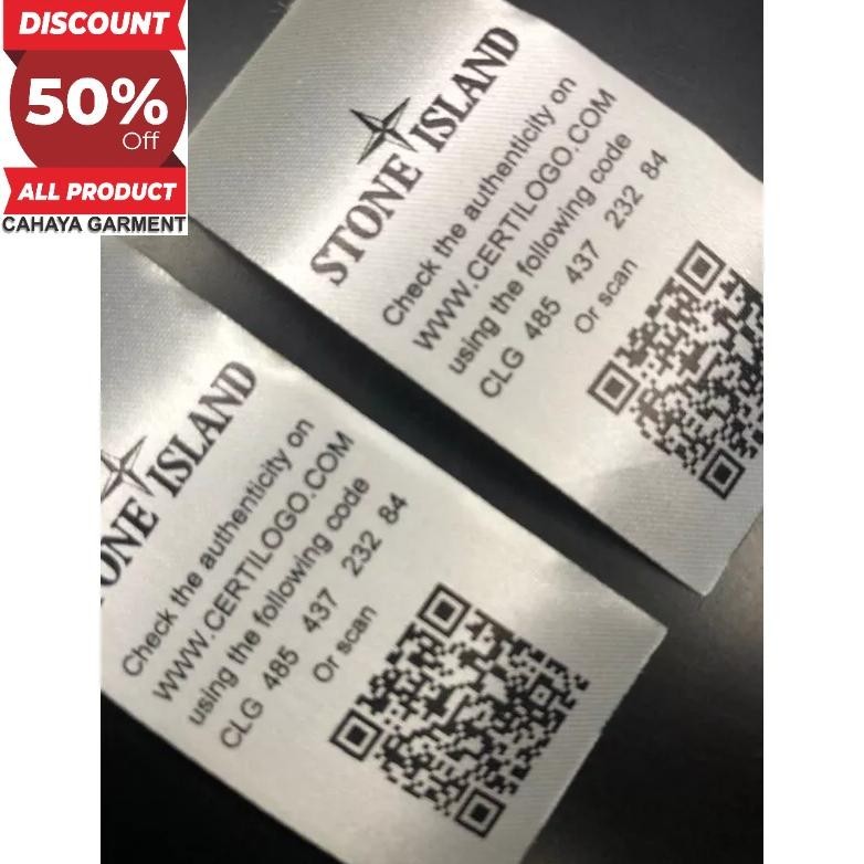 

Um57 Stone Island Washtag Super Premium Print Double Face Co 1X Di Kirim 600Pcs Murah