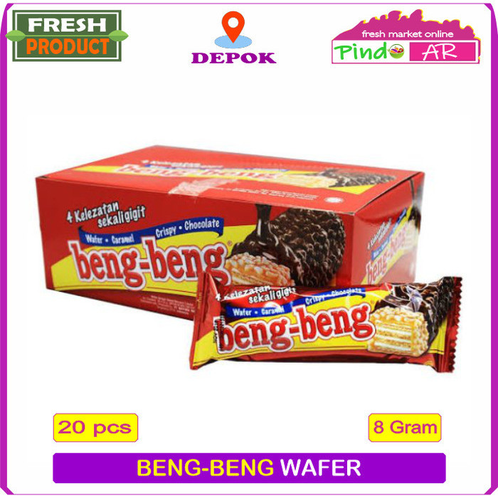 

HEMAT BENG BENG WAFER COKELAT 1 KOTAK ISI 20 PCS