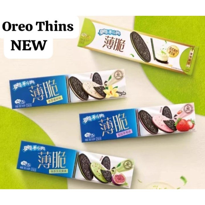 

TERBATAS Oreo Thins Vanilla/ Matcha Fig/ Strawberry Yogurt