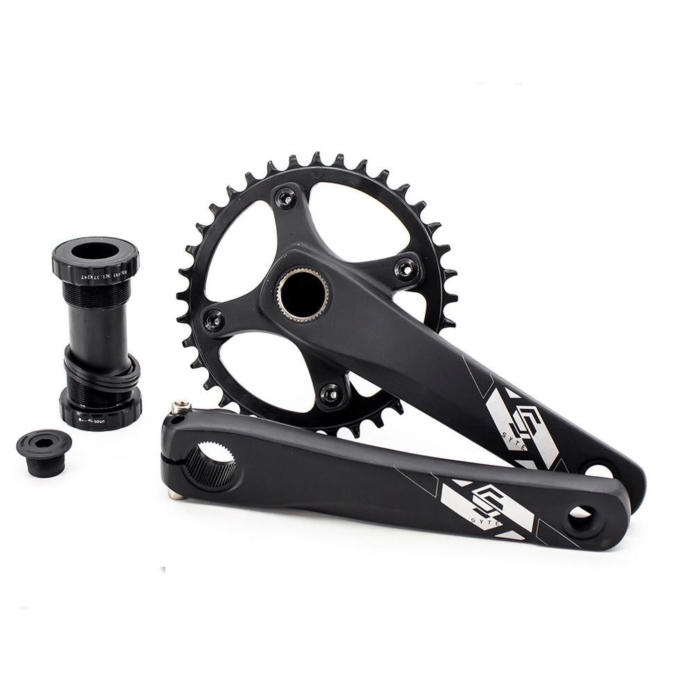 Super Sale Crank Sepeda Mtb Pacific Syte St-M113  170Mm Black Vb-8