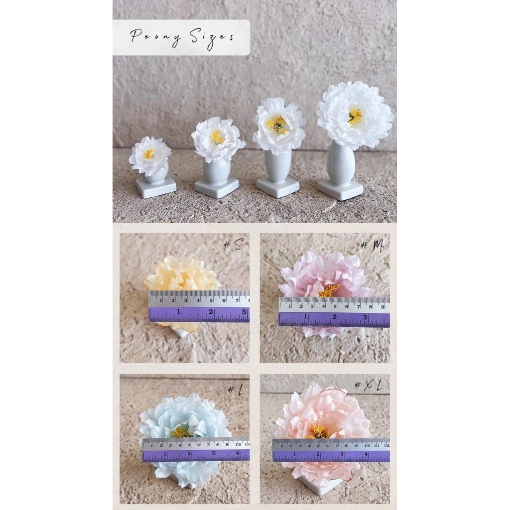 

TERBARU WAFER PAPER FLOWERS - PEONY SOFT PINK !!!!!