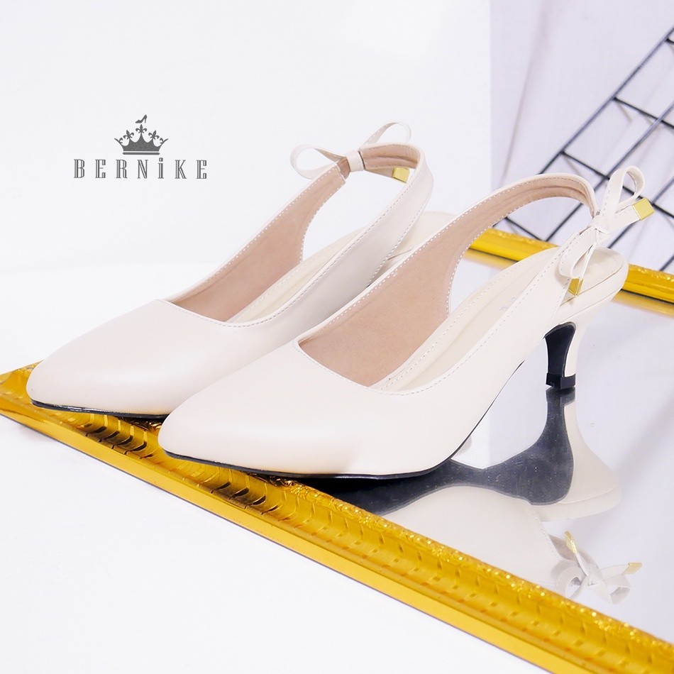 Flatshoes Kantor Formal // YONGKI KOMALADI ORIGINAL - HIGH HEELS HAK 5 CM PITA SAMPING COCOK UNTUK
