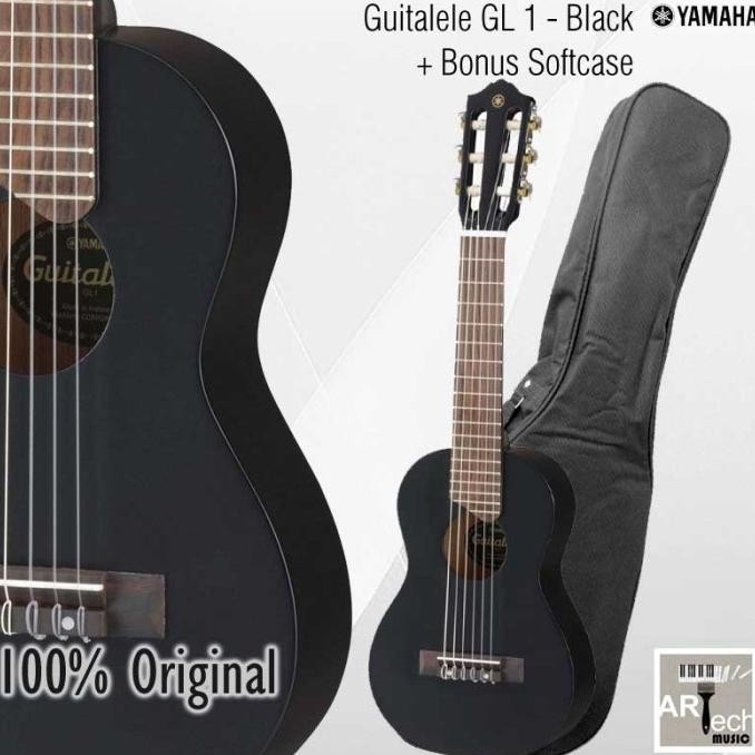 Mini Gitar Gl1 Black / Gl-1 / Guitalele / Guitar Original Yamaha
