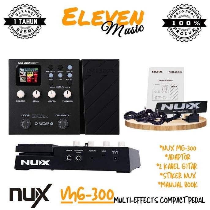 Nux Mg300 Mg 300 Mg-300 Multi Efek Gitar