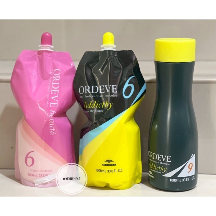 milbon oxidant cat rambut ordeve beute / ordeve addicthy 1000 ml