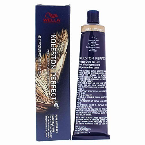Wella Koleston Permanent Creme Hair Color-33 0 Intense Dark Brown