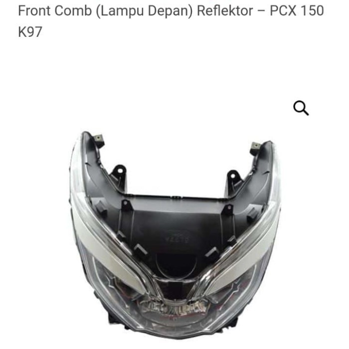 paket body PCX 150 lampu depan original