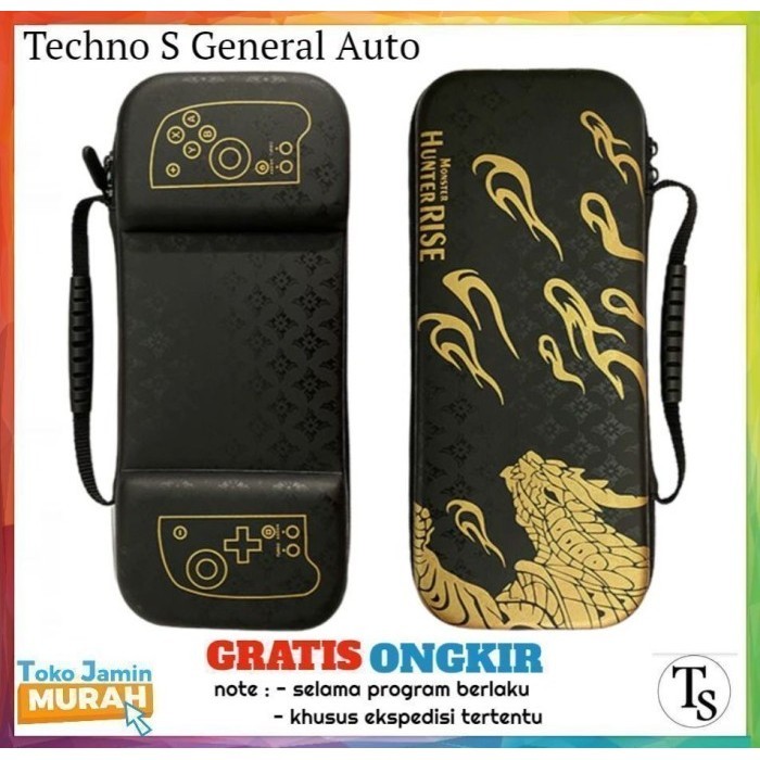 Travel Bag Pouch Case Monster Hunter Rise Tas Omelet Nintendo Switch