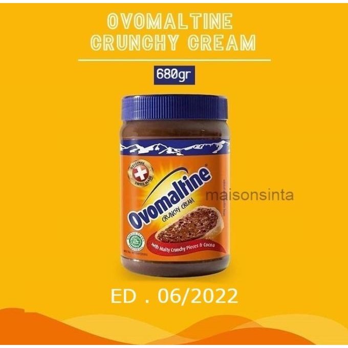 

Ovomaltine Crunchy Cream Selai Ovomaltine 680Gr