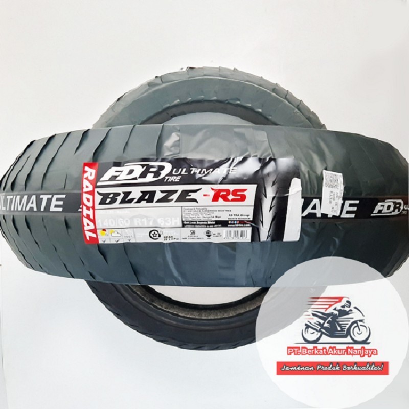 FDR Blaze RS 140/60-17 Ban Motor Sport Tubeless BONUS Pentil