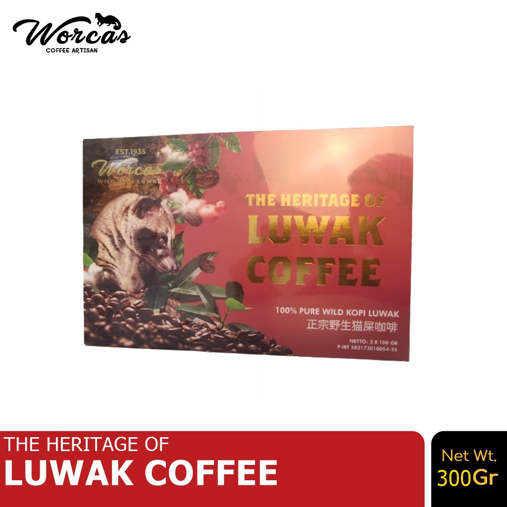 

WORCAS Kopi Luwak The Heritage Red 300gr