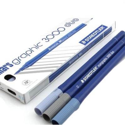 

Spidol Bahan Denim Staedler Mars Graphic 3000 Duo Marker