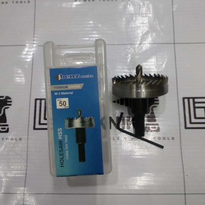 BENZ MATA BOR HOLE SAW HSS 50MM PREMIUM HOLESAW PELUBANG KAYU 50 MM