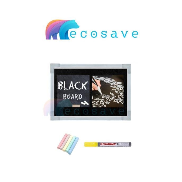 

Blackboard SAKANA 30 x 20 cm - Papan Tulis Kapur Hitam 30x20 Kecil AM99