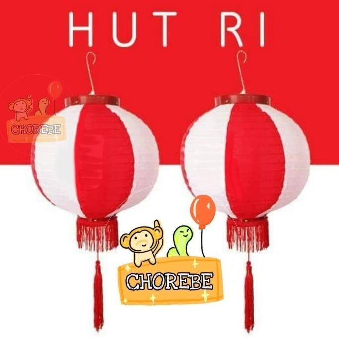 

Terlaris Lampion Gantung Sepasang Hut Ri Dekorasi Dirgahayu Kemerdekaan 25 30Cm Terlaris SALE