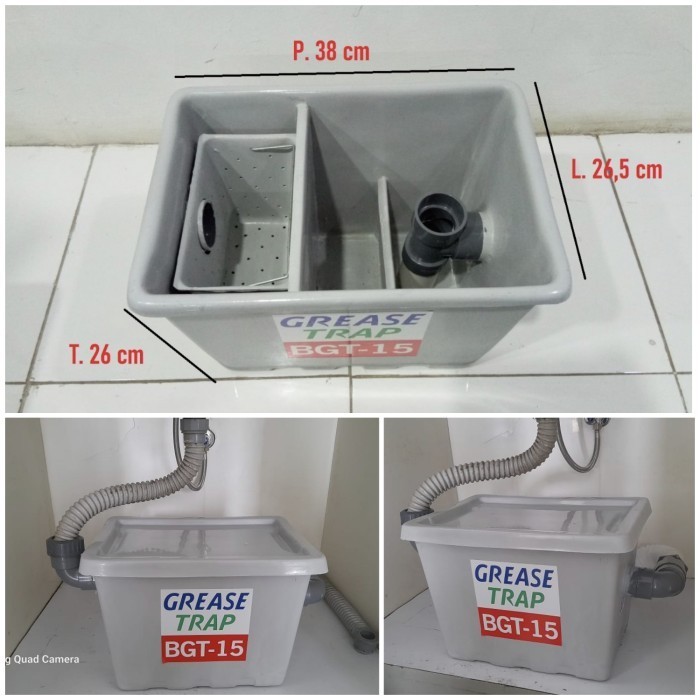 Terbaru Grease Trap Portable Bgt 15 Liter Promo Ready Stok