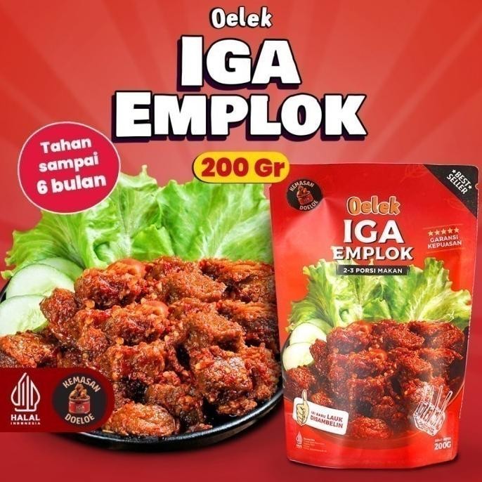

Iga Emplok Oelek (200gr) / Iga Mercon / Iga Sambal / Oseng Iga BKS88