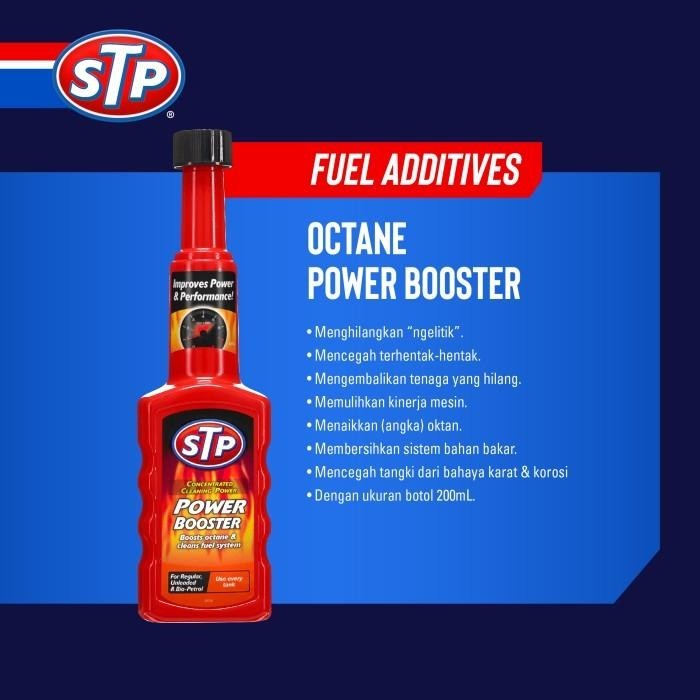 Stp Octane Power Booster Additive Oktan Campuran Bensin Mobil Motor