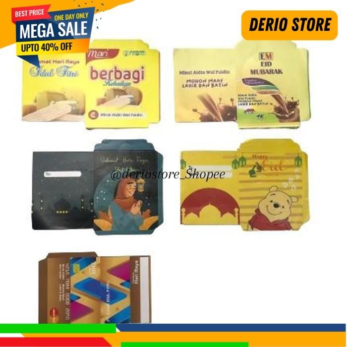 

AMPLOP LEBARAN / ANGPAO IDUL FITRI MOTIF SNACK LEBIH HEMAT