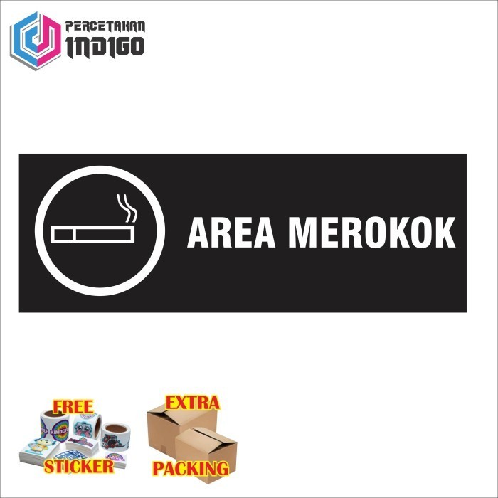 

Grosir papan tanda sign board area merokok Elegan