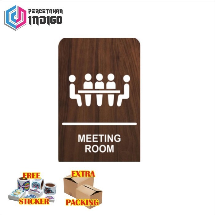 

Promo papan tanda sign board meeting room Keren