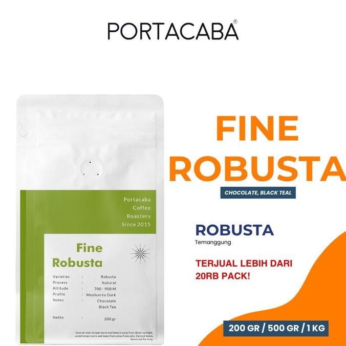 

Kopi Jember Robusta Portacaba Espresso Fine Robusta 1000Gr