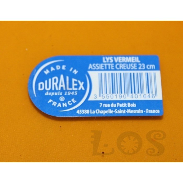 Ede Piring Makan Duralex Coklat Cekung Polos (00143.00058) Baru