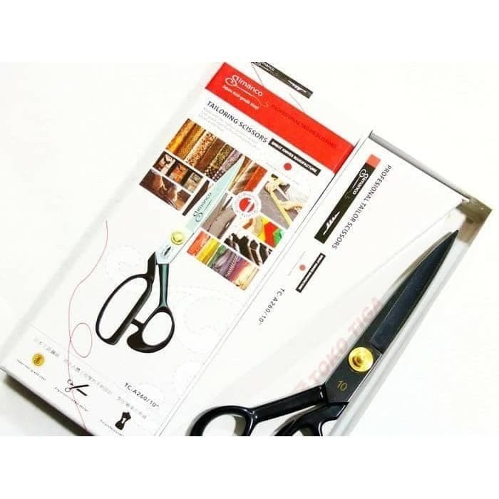 

Gunting Potong Bahan Kain - Tailor Scissors Simanco Japan 10" - Tc10