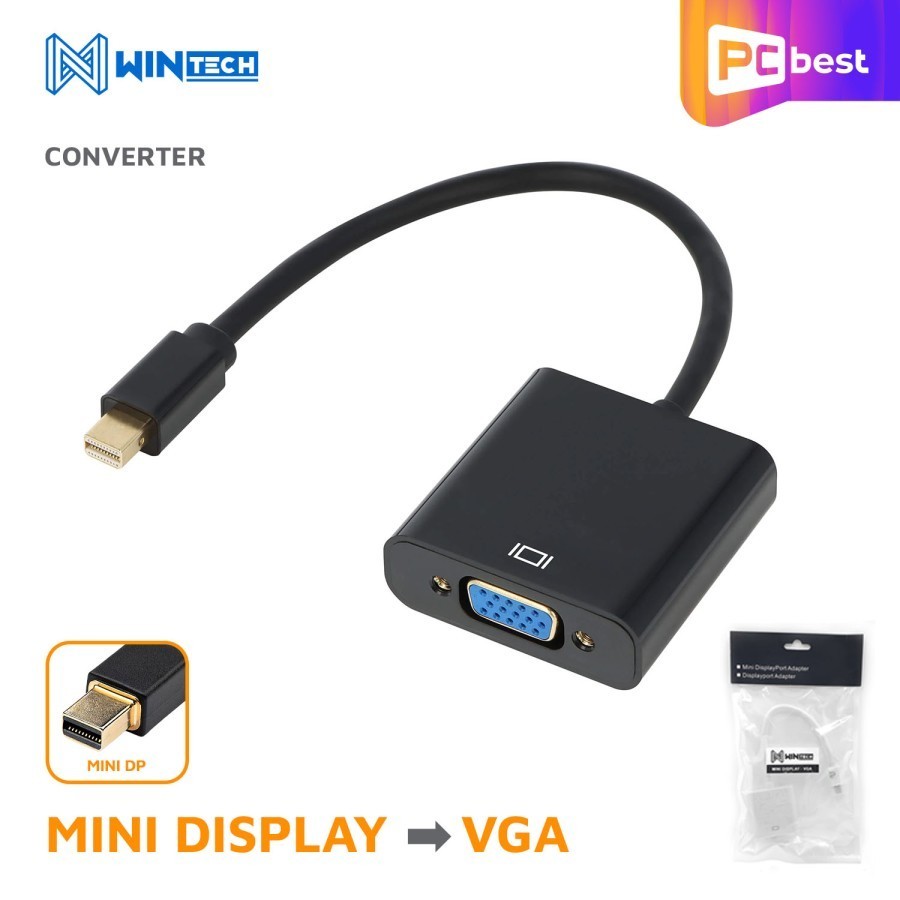 Kabel Converter Mini Display Port to VGA / Mini Display Port to VGA Cable Adapter