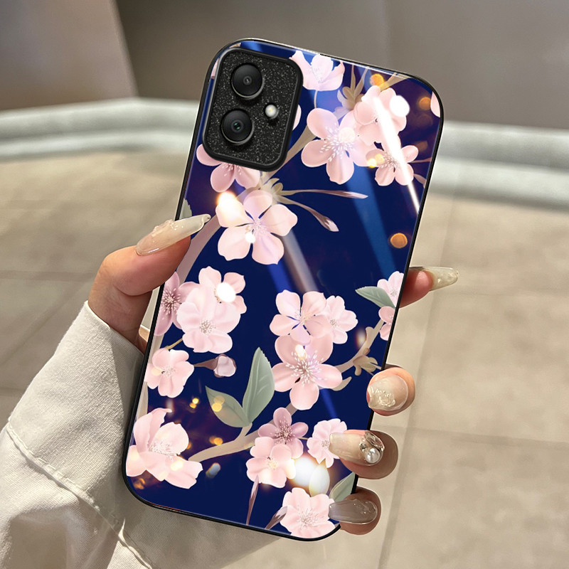 Casing Hp Untuk Samsung A05 A05s A04 M04 F04 A04EA03 A03 Core Case Casing ponsel pola Peach blossom 