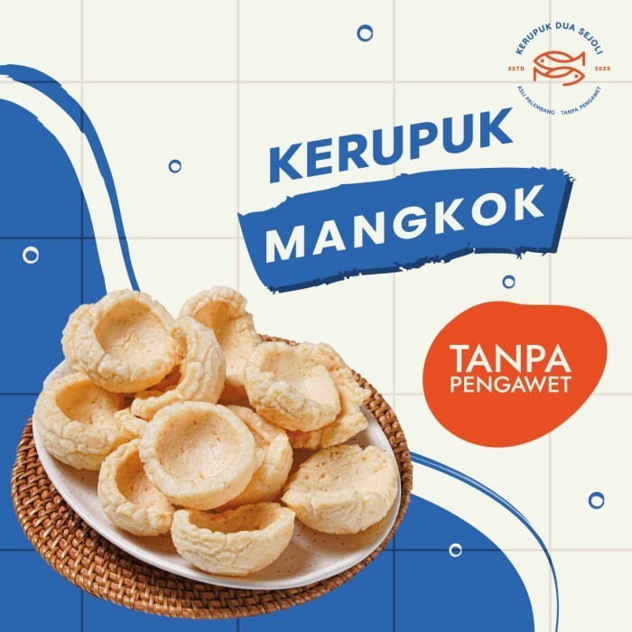 

DUA SEJOLI - Kerupuk Kemplang Mangkok Ikan Tenggiri Snack Asli Palembang A9