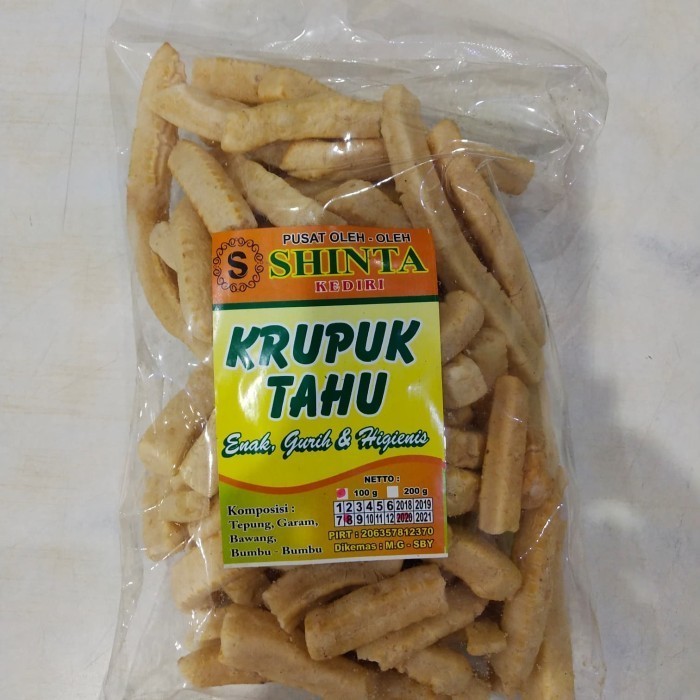 

-tp-terlaris krupuk tahu 100g ( camilan khas kediri ) A9