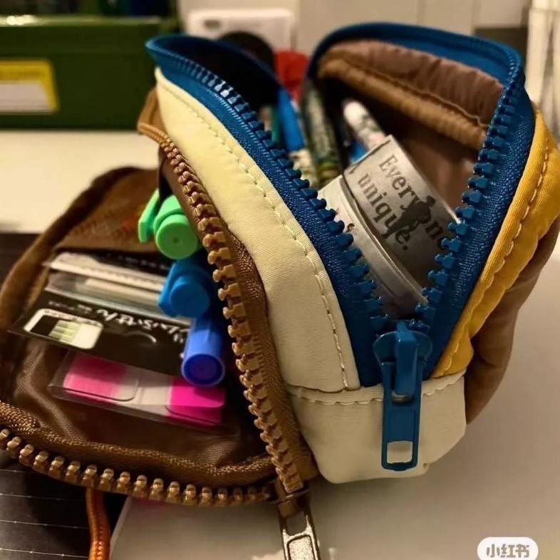 

COD kotak pensil kanvas jahitan tempat penyimpanan alat tulis lucu multifungsi kotak pensil siswa multifungsi jy-56