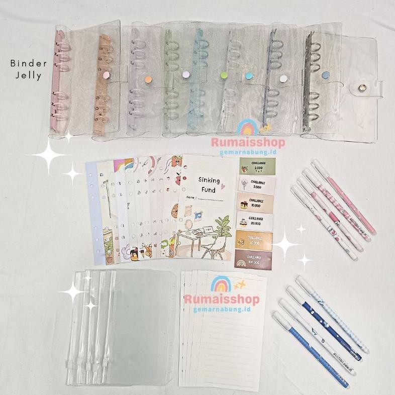 

SALE Binder keuangan A6 | Paket binder nabung hemat | binder sinking fund jg-8