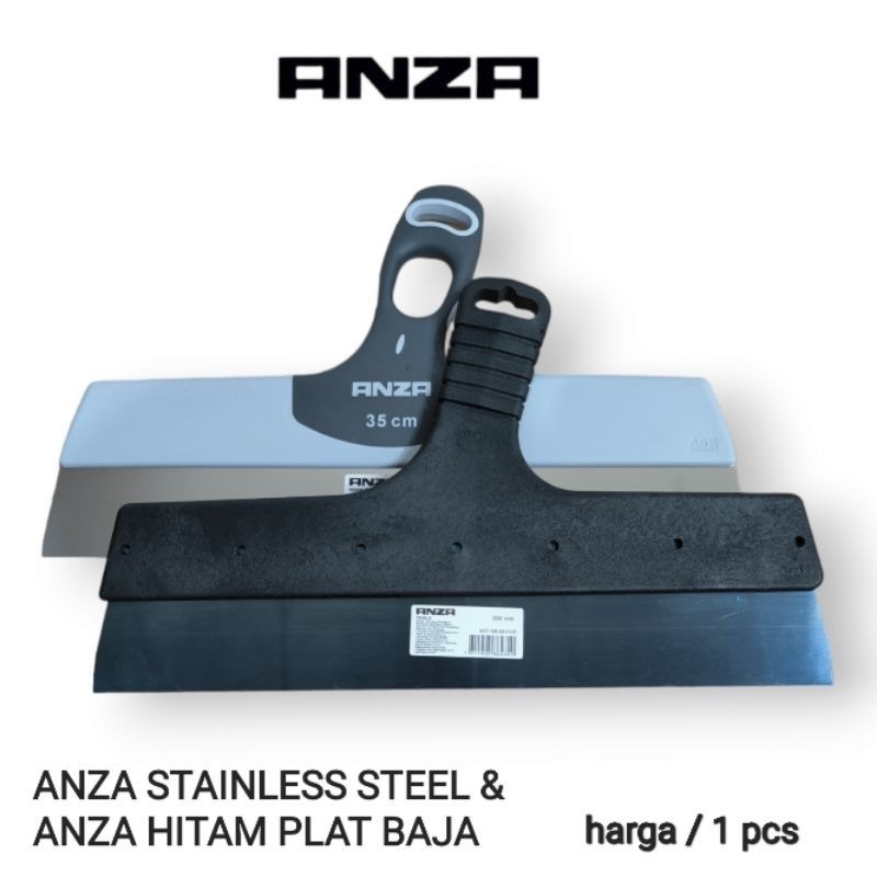 Original Raskam T Stainless Steel Roskam Skim Plamir Acian Anza 35Cm Asli