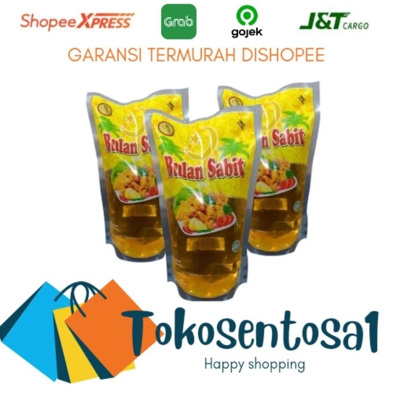 MINYAK GORENG BULAN SABIT 900ml  / 1 DUS